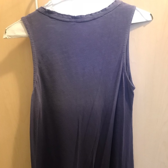 Lucky Brand Blue watercolor floral Tank - Picture 4 of 4